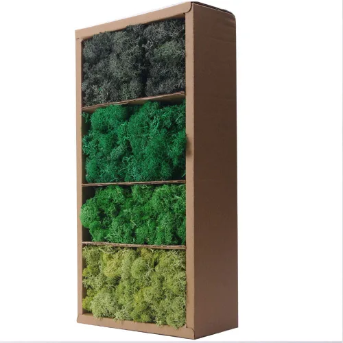 Miniatura 17 de Musgo preservado, musgo de 3.5 onzas para manualidades, decoración de musgo sintético, musgo verde natural para decoración de pared de floristería