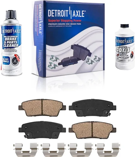 Miniatura 49 de Detroit Axle - Pastillas de Freno Delantero para Nissan Altima Maxima Sentra 350Z Cube Juke Versa INFINITI G20 G35 I30 I35 Suzuki SX4, Pastillas
