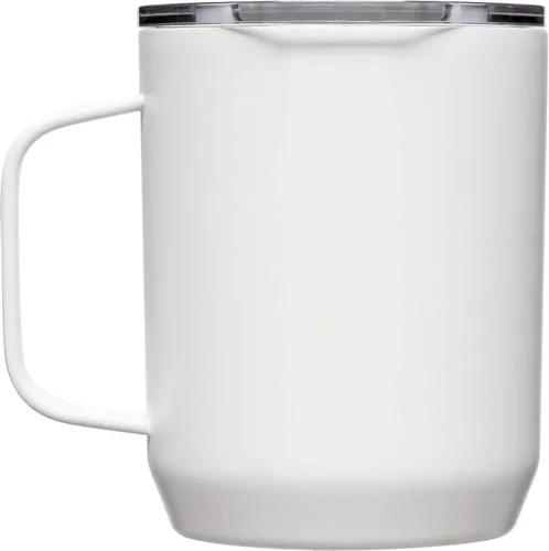 Miniatura 3 de CamelBak Horizon - Taza de campamento de 12 onzas, acero inoxidable aislado, tapa trimodo, color blanco
