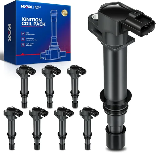 Miniatura 45 de Bobina de encendido KAX UF667 Paquete de 6 - Compatible con 328i, X5, X1, 335i, 325i, 528i, X3, Cooper, 535i, 320i, 530i, 750Li, 328xi, Z4, 525i
