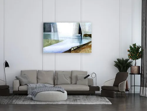 Miniatura 2 de Rega III de Lyonel F/Lienzo enmarcado famoso arte de pared/reproducción de pintura al óleo/impresión en lienzo/imagen abstracta para sala de estar