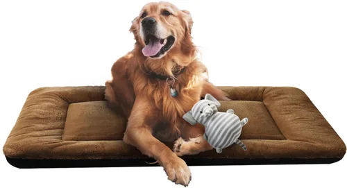 Miniatura 30 de Camas para Perros Almohadilla para Jaula para Perros Medianos/Grandes que se Ajusta a Jaulas de Perros, Almohadilla de Perrera Lavable y Gris
