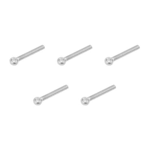 Miniatura 19 de METALLIXITY Perno de elevación oscilante de hombro (M6 x 0.787 in), 5 unidades, pernos de ojo de acero inoxidable 304, para renovación del hogar