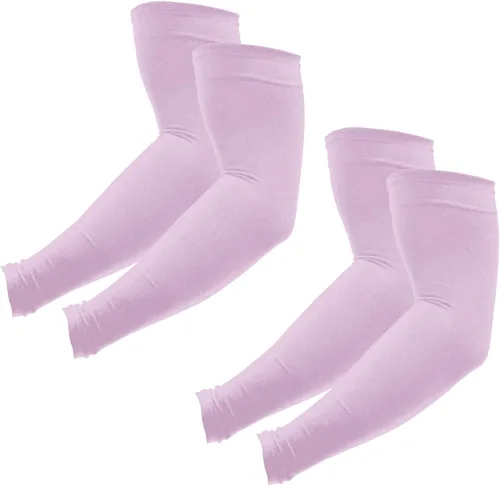 Miniatura 25 de PFFY 2 Pairs UV Protection Cooling Arm Sleeves for Men and Women UPF 50 Sun Sleeve