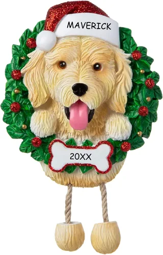 Miniatura 14 de Adorno de Navidad personalizado para mascotas de raza de perro (Beagle)
