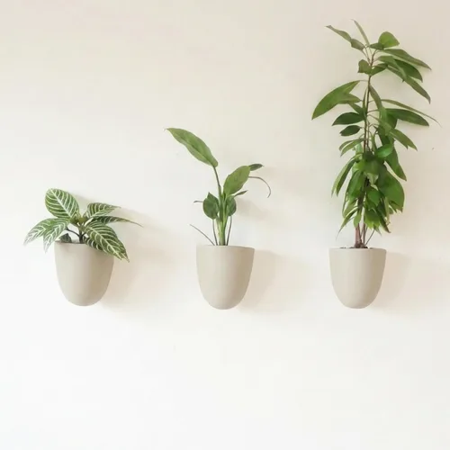 Miniatura 11 de Make Good PlantPod Luxe - Macetas de pared con riego automático (juego de 3, verde bosque), fáciles de regar e instalar, ligeras, diseña tu propio