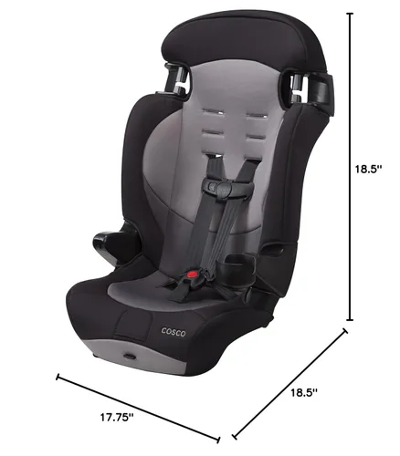 Miniatura 12 de Cosco Kids Finale DX Asiento Elevador de Automóvil 2 en 1, Asiento de Automóvil para Niños Pequeños Orientado hacia Adelante (30-65 libras)