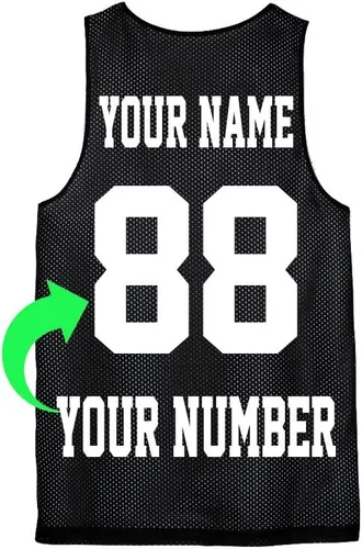 Miniatura 2 de Personalize Your Own Team Basketball Jersey with Your Custom Name and Number