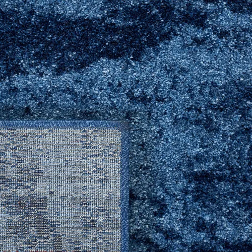 Miniatura 6 de SAFAVIEH Retro Collection - Alfombra de área de 2 x 3 pies, azul claro y azul, no desprende pelusa y fácil de limpiar, ideal para sala de estar