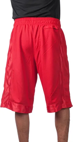Miniatura 4 de Pro Club - Camiseta de manga larga para hombre, de algodón pesado y con cuello redondo, Rojo