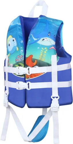 Chaleco de natación para niños pequeños, flotador de piscina para niños, flotador de natación para niños de 20 a 70 libras, chaleco flotante para