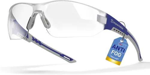 Miniatura 15 de ANSI Z87.1 Gafas de seguridad, antivaho, resistentes a los rayos UV, al impacto y a los arañazos para protección ocular en el trabajo, deportes
