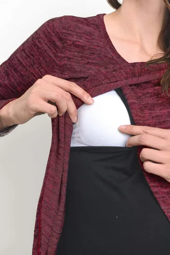 Miniatura 2 de HELLO MIZ Suéter de maternidad para mujer, fabricado en Estados Unidos