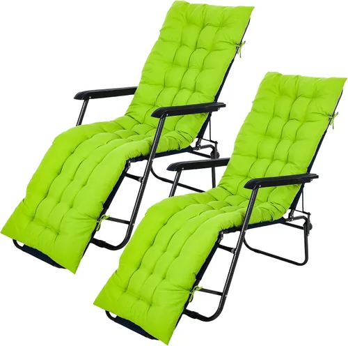Miniatura 10 de Bucherry Cojines para Tumbona de 67 x 19 Pulgadas Cojines Suaves para Silla de Descanso Cojín para Silla de Gravedad Cojín para Sofá Almohadilla