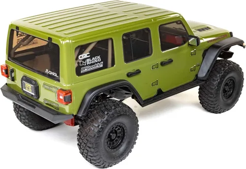 Miniatura 3 de Camioneta RC Axial 1/6 SCX6 Jeep JLU Wrangler 4WD Rock Crawler RTR (baterías y cargador no incluidos): Verde, AXI05000T1
