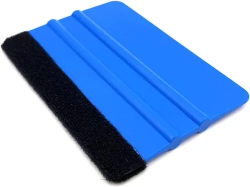 Miniatura 5 de RockRose Blue Card con escobilla de goma Ridge – Herramienta de tintado de ventana de precisión de 5 pulgadas para aplicaciones de vidrio, vinilo