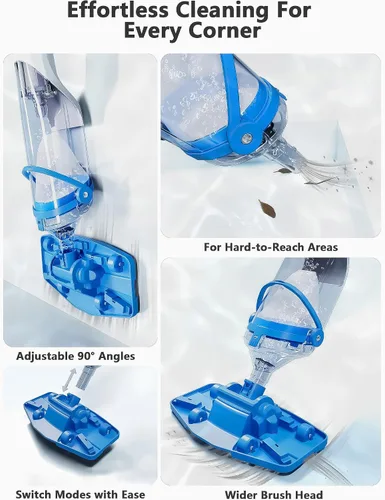 Miniatura 3 de Aspiradora inalámbrica para piscina 2026new para piscinas elevadas, aspiradora recargable de mano para jacuzzi spa, potente succión de 18 GPM, IPX8