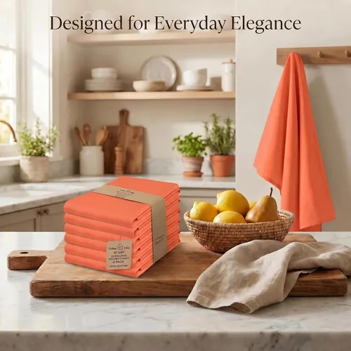 Miniatura 88 de Urban Villa Toallas de cocina 100% algodón para cocina (juego de 6) 20"x30" toallas de cocina altamente absorbentes, juego de ropa de cocina