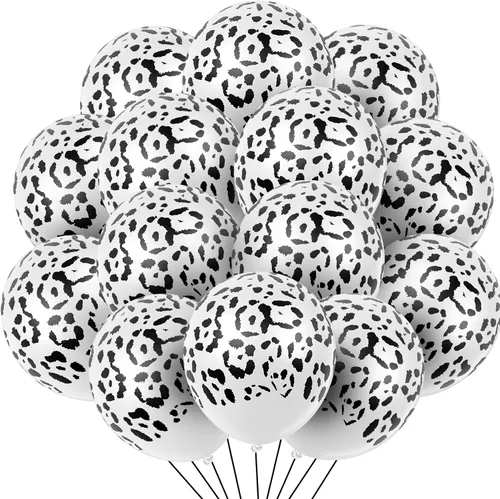Miniatura 19 de Gejoy 36 globos dorados con estampado de guepardo de 12 pulgadas, globos con estampado de leopardo, safari, selva, animales, decoraciones de látex