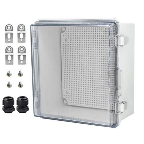 Miniatura 41 de Caja Eléctrica Impermeable para Exteriores Caja de Conexiones Resistente a la Intemperie IP67 Carcasa de Plástico ABS Caja de Proyecto