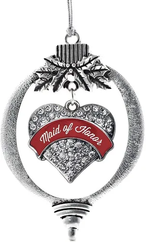 Miniatura 191 de Inspired Silver - Adorno con dije de hermana gemela - Adornos navideños de plata con circonitas cúbicas