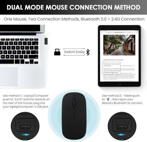 Miniatura 6 de SOPPY Teclado retroiluminado de 7 colores con mouse para Samsung Galaxy Tab S6 Lite de 10.4 pulgadas 2022/2020 (SM-P610/P613/P615/P619), funda