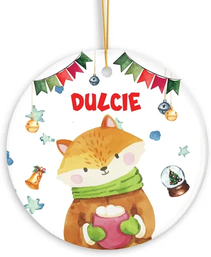 Miniatura 14 de Adorno de muñeco de nieve personalizado, muñeco de nieve de Papá Noel, adorno de Navidad con nombre personalizado, lindo adorno de muñeco de nieve
