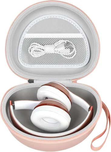 Miniatura 10 de Funda para auriculares compatible con Mpow 059, Beats Studio3, Beats Solo3, Solo2, Picun P26, para Elecder i39 y más, auriculares inalámbricos Negro