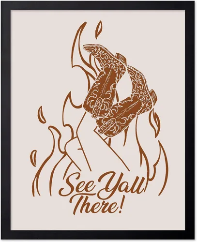 Miniatura 64 de Poster Master Póster de You've Yeed Your Last Haw - Impresión retro de vaquero marrón - Arte occidental - Arte moderno - Arte del salvaje oeste
