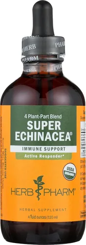 Miniatura 4 de Herb Pharm Extracto Líquido de Súper Equinácea Orgánica Certificada para Apoyo Activo del Sistema Inmunológico - 4 Oz