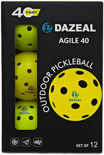 Miniatura 2 de Bolas de pickleball USAPA de 40 agujeros: bolas duraderas para exteriores para clubes y principiantes, agujeros perforados de precisión y diseño sin