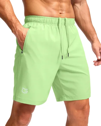 Miniatura 41 de G Gradual Pantalones cortos deportivos para correr para hombre con bolsillos con cremallera, de secado rápido, de 7 pulgadas, 5 pulgadas, 9