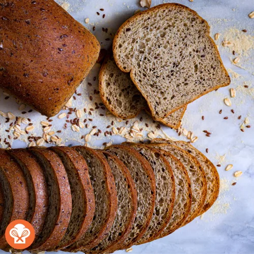 Miniatura 10 de Dr. B's Multigrain Bread 2g de carbohidratos netos y 7g de proteína Bajo en calorías, vegano, sin azúcar Pan fresco, en rebanadas, keto y bajo
