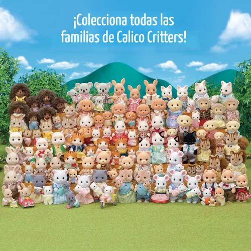 Miniatura 6 de Calico Critters - Familia de gatos persas - Set de 4 figuras de muñecos coleccionables para niños de 3+ años