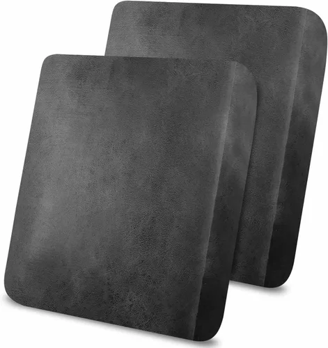 Miniatura 106 de Fundas de cojín tipo cuero para sofá, juego de fundas protectoras de muebles para sillón seccional, sofá biplaza de tela de elastano elástica