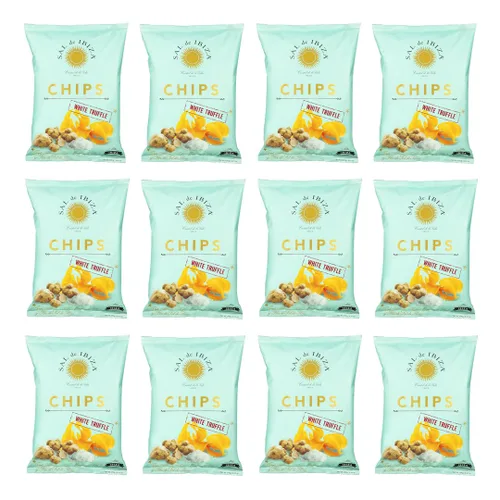 Miniatura 2 de Sal de Ibiza Papas fritas con trufa blanca – Bolsas de 4.4 onzas (paquete de 1)