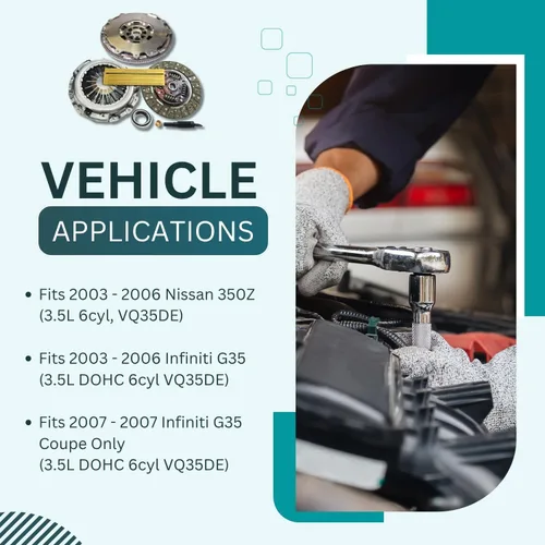 Miniatura 2 de Exedy Clutch Pro-Kit NSK1000 con volante Luk DUAL Mass para Nissan 350Z Infiniti G35 con motor VQ35DE de 3.5 L - Mejora de rendimiento para un