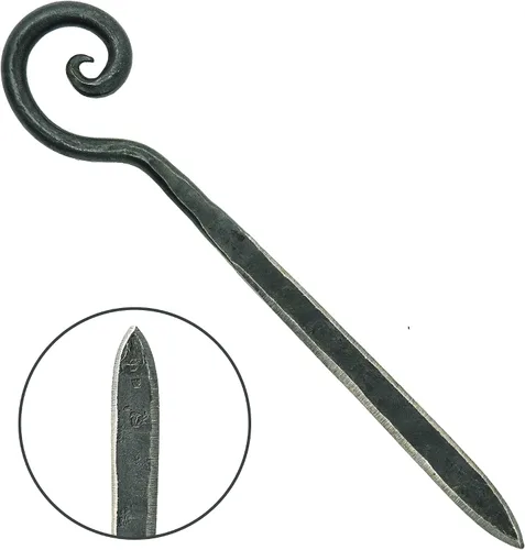 Miniatura 10 de Wicks Forge Wicks Forge - Cuchillo de hierro fundido para abrecartas Accesorio de escritorio de lujo, rústico y antiguo para cortar sobres