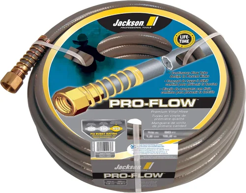 Miniatura 4 de Jackson 4003900 Manguera profesional de PVC Pro-Flow, resistente, 3/4 pulgadas x 50 pies