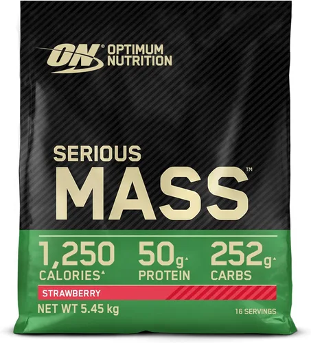 Miniatura 18 de Optimum Nutrition Serious Mass Weight Gainer Proteína en polvo, vitamina C y zinc para apoyo inmunológico, vainilla, 12 libras