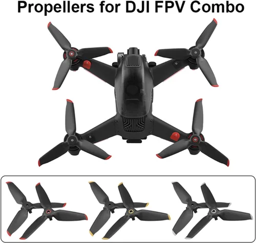 Hélices 5328S de liberación rápida para DJI FPV Combo Props Paleta de remo de repuesto para ventilador de ala de repuesto para drones (color: Sliver
