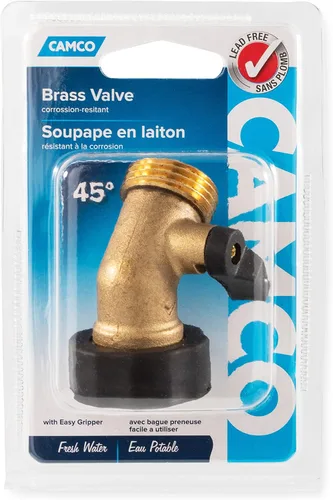 Miniatura 5 de Camco Válvula de agua en Y de acero inoxidable y latón macizo