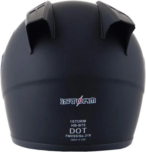 Miniatura 7 de 1Storm - Casco completo con alas y cuernos para motocicleta
