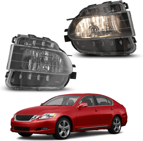 Nixon Offroad Luces antiniebla para Lexus GS300 GS350 GS430 GS450h GS460 2006-2011 Juego de faros antiniebla de conducción de repuesto 1 par (lente