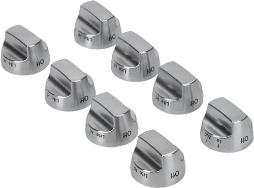 Whirlpool W10231704 Kit de perilla original OEM para estufas, acero inoxidable - Reemplaza 1548258, AH2355484, EA2355484, PS2355484, W10834226