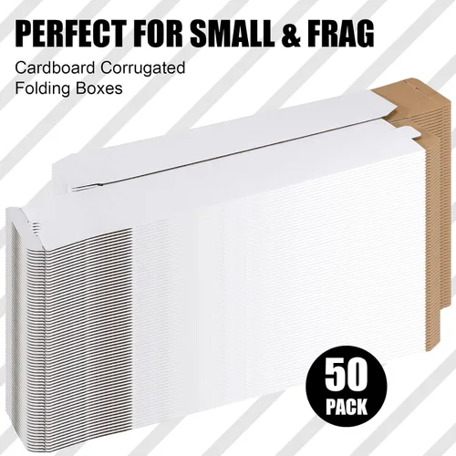 Miniatura 3 de Colarr 50 tubos de correo de 3 x 3 x 12 pulgadas, caja de cartón corrugado, tubos de envío cuadrados, cajas de vaso para mudanza y almacenamiento, a