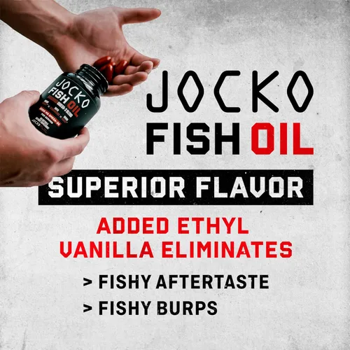 Miniatura 5 de Jocko Fuel Suplemento de aceite de pescado Omega 3 de 2000 mg - Suplemento de ácido graso sin eructos, capturado en la naturaleza, potente