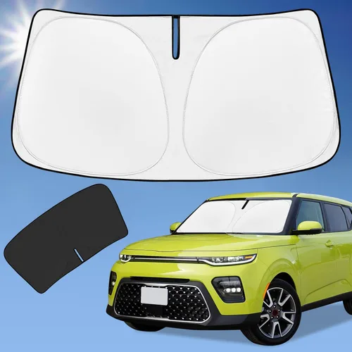 Miniatura 215 de para Dodge RAM 1500 2019-2024 2025 2026 Parasol Parasol para Parabrisas Cubierta - 4 Capas Parasol para Ventana Delantera para RAM1500 2Puertas