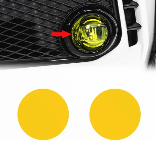 Kit de envoltura de película tintada de vinilo para luz antiniebla precortada, compatible con Civic Hatchback Type R FK8 2016-2021 Foglight (versión