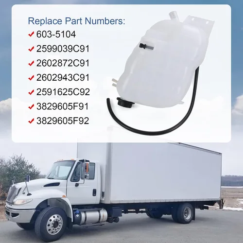 Miniatura 3 de Depósito de refrigerante del motor 603-5104 de reemplazo para 2002-2016 International Harvester 3200 4100 4200 4300, 2006-2018 IC Corporation etc